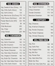 Jazzy Fast Food menu 1