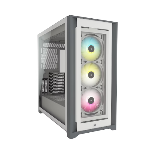 Vỏ máy tính/ Case Corsair iCUE 5000X RGB TG White (CC-9011213-WW)