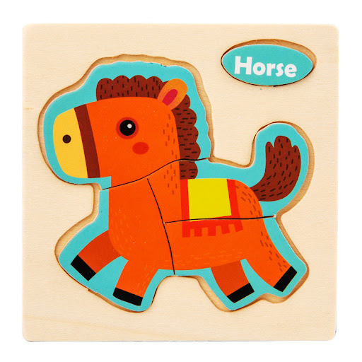 Title 10, 3D Puzzle Kindergarten Educational Cartoon Anim...
