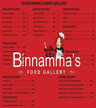 Binnammas Food Gallery menu 1