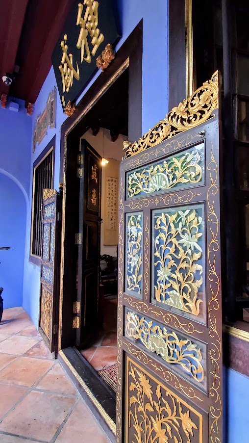 Peranakan Style Buildings in Singapore, Baba  House on Neil Street - a unique opportunity to tour a Peranakan home managed by the National University of Singapore. Tours are limited to once a day and small groups based on what the original building floors can hold, so book your reservation for a tour early