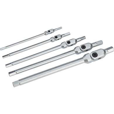 Bondhus Hex Pro 5-piece Chrome Pivot Head Hex Wrenches: 4mm - 10mm