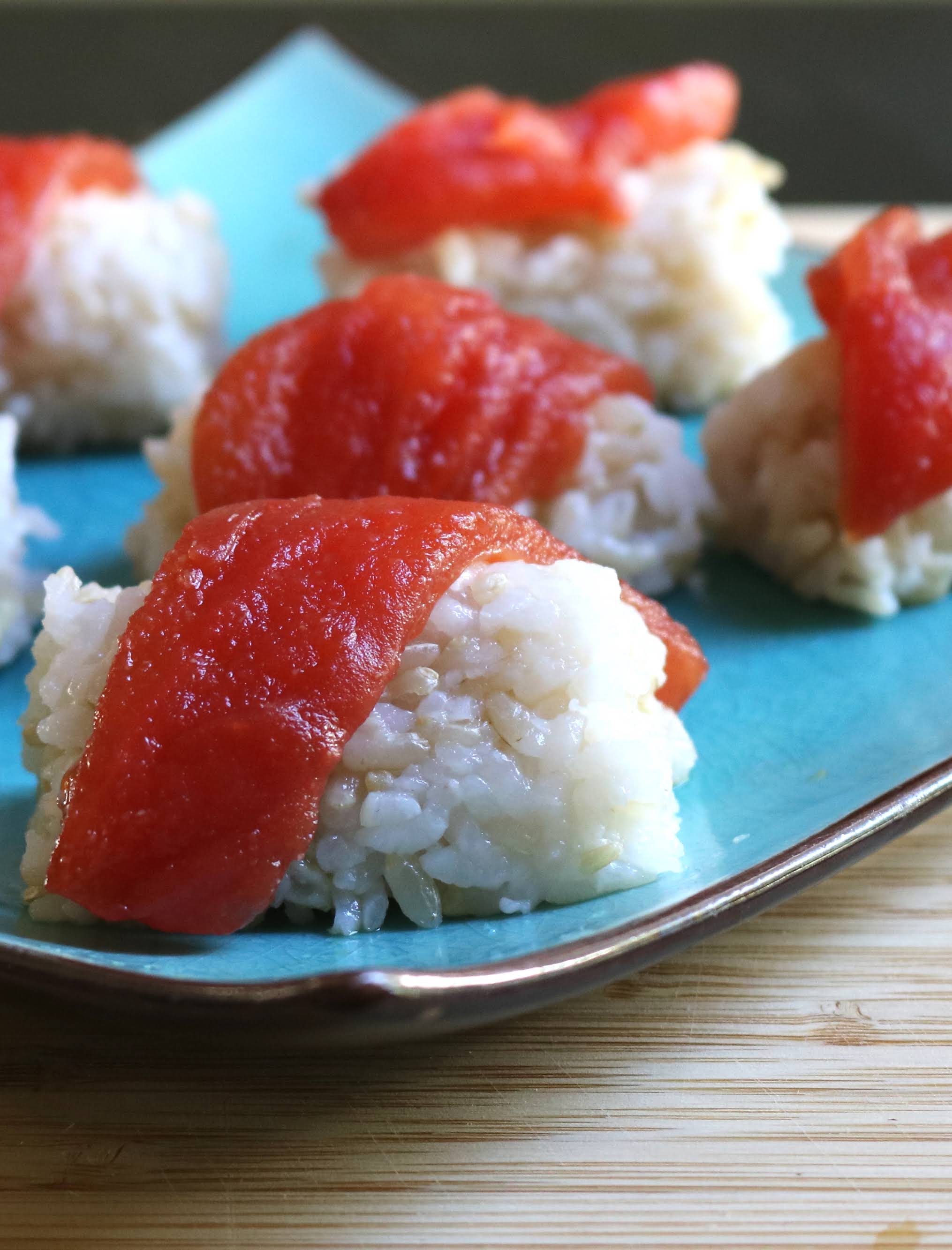 Vegan Tomato Tuna Sashimi