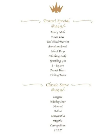 Pranzi menu 