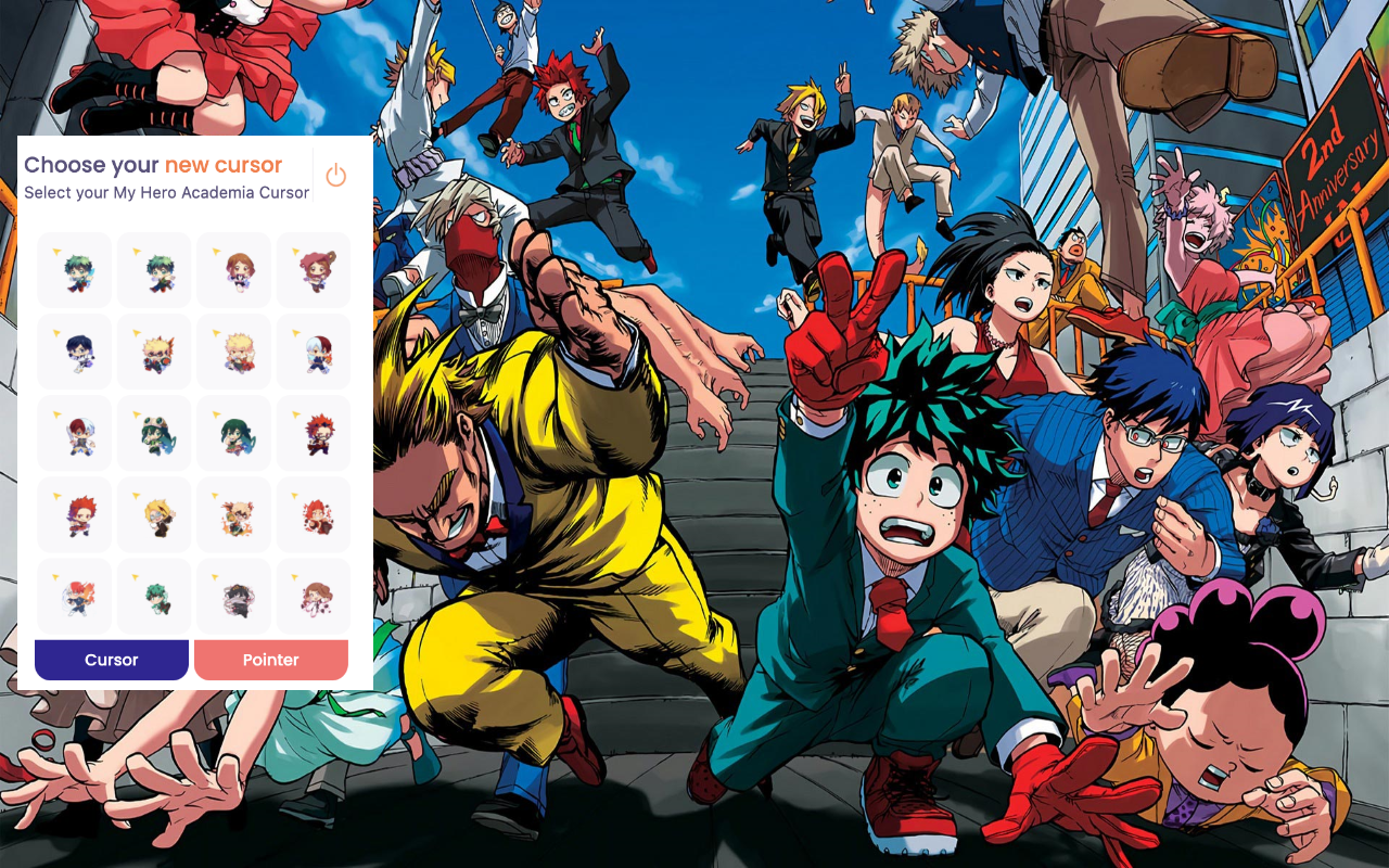 My Hero Academia Anime Cursor Preview image 1