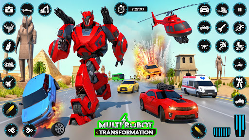 Screenshot Robot Transform Car Games 3D