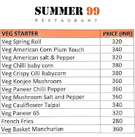Summer 99 menu 3