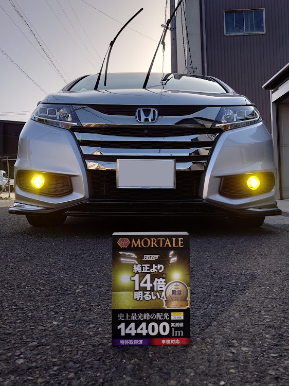 オデッセイのVELENO MORTALE 14400lm・REIZ TRADING・LEDフォグランプ交換・DIYに関するカスタム事例の投稿画像10枚目