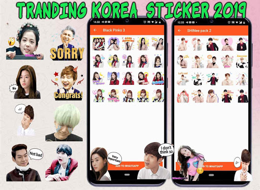 Korean Sticker KPop WASticker for WhatsApp