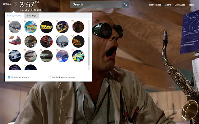  Back to the Future Wallpapers Theme New Tab