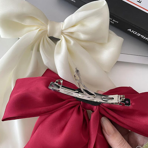 Title 1, Bow Ribbon Hairpin Simple Retro Fabric, an easy...