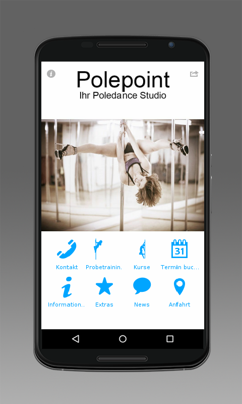 Android application Polepoint screenshort