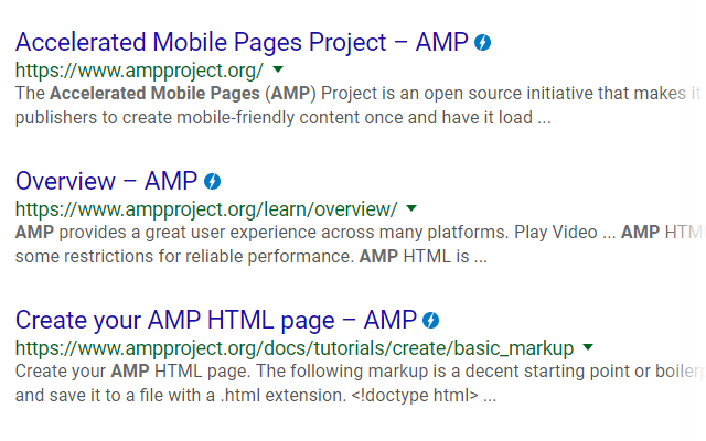 AMP Browser Extension Preview image 1