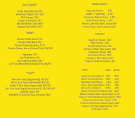 Kingwok Asian Grill menu 1