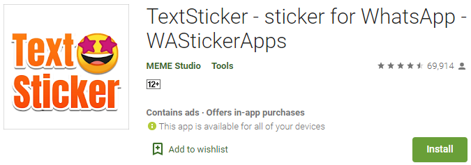 WhatsApp stickers maker app