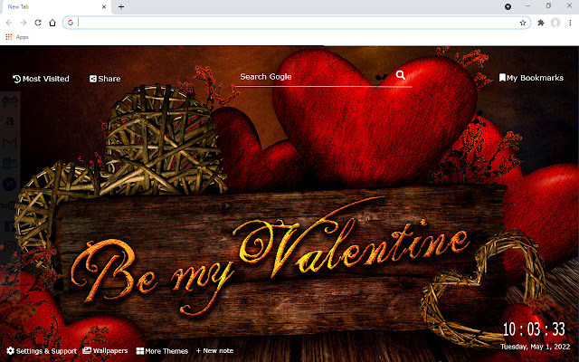 Valentine’s Day Wallpaper New Tab 14 February