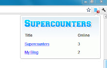 Supercounters.com Users online counter small promo image