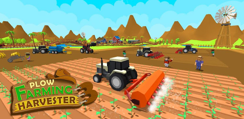 Forage Plow Farming Harvester 3: Fields Simulator