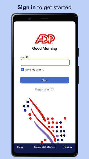 Screenshot ADP Mobile Solutions