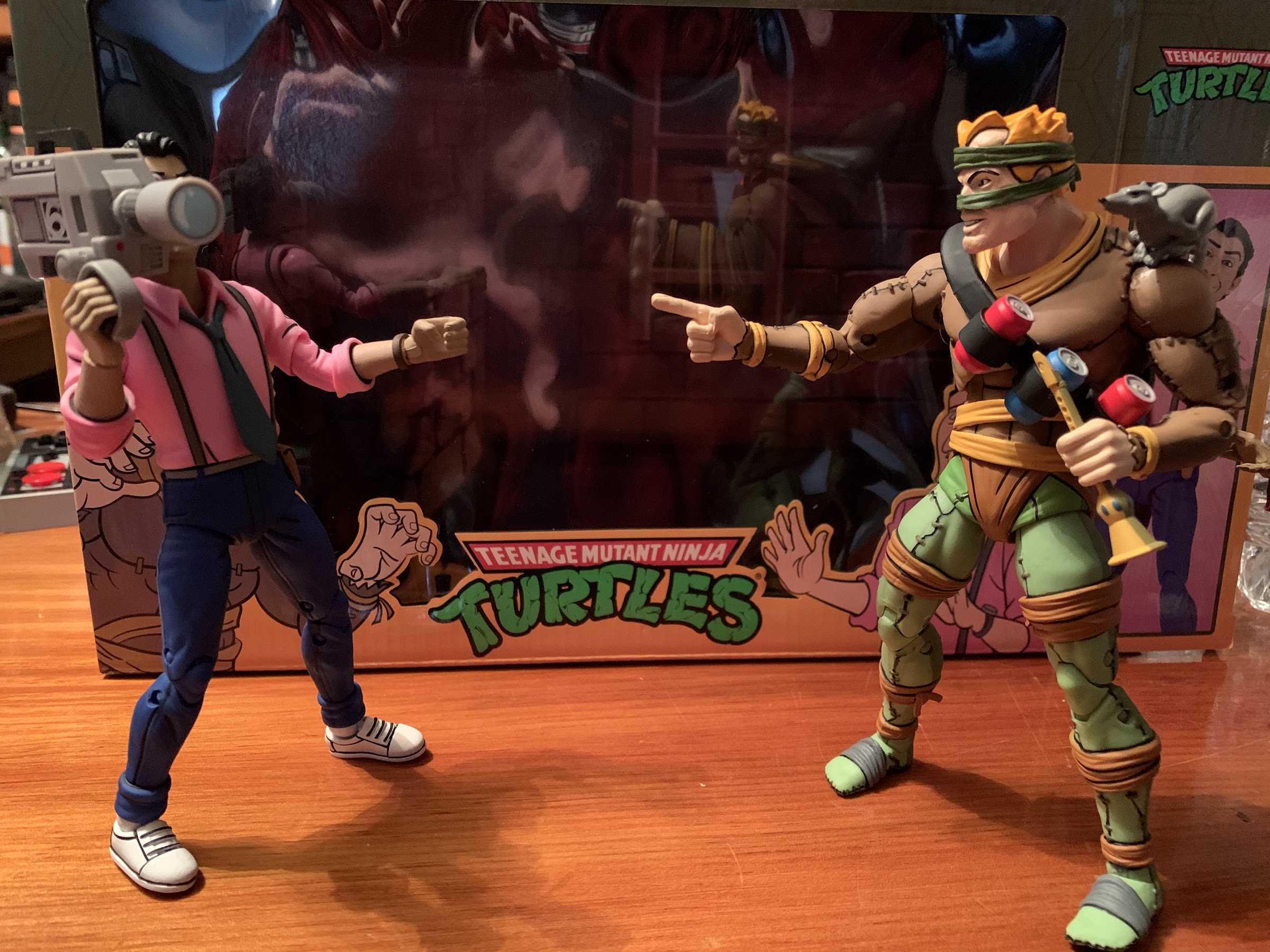 NECA: Teenage Mutant Ninja Turtles Rat King vs Vernon Two-Pack Review