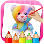 Cover Image of 下载 Little Teddy Bear Colouring Book Game 1.0.0 APK