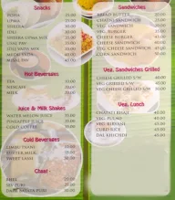 Balaji Cafe menu 1