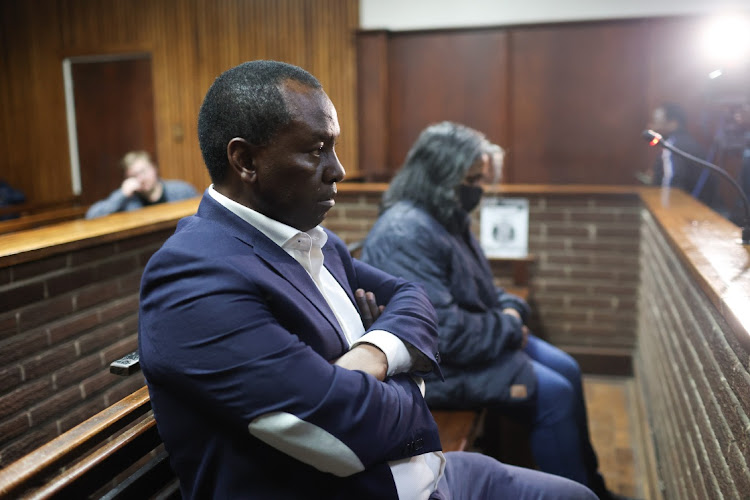 Former Minister Mosebenzi Zwane is shown in the dock at the Bloemfontein Magistrates court in the Free State, in this September 28 2022 file photo, Picture: SUNDAY TIMES/ALAISTER RUSSELL