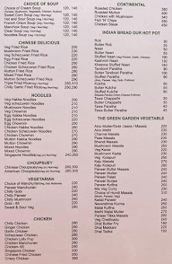 The Paradise Restaurant Veg menu 1