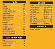 Raseela Rasgullah menu 4