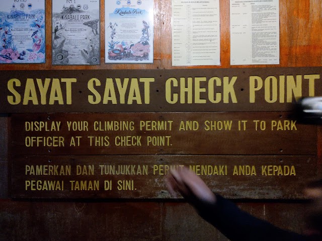 Mount Kinabalu Sayat Sayat Checkpoint