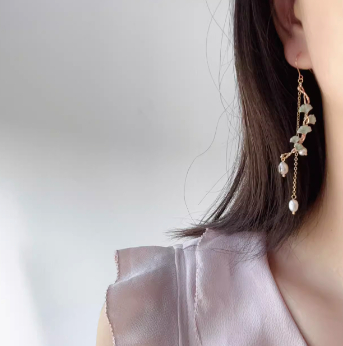 Title 2, Chinese Style Original Design Tassel Earrings, ...