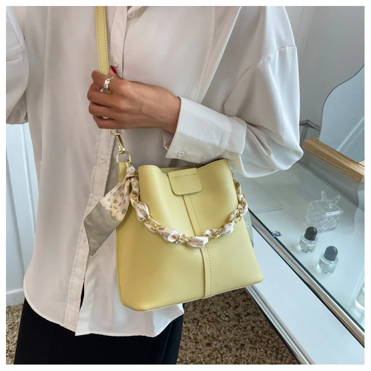 Title 10, Eenvoudige dames schoudertas emmertas ketting m...