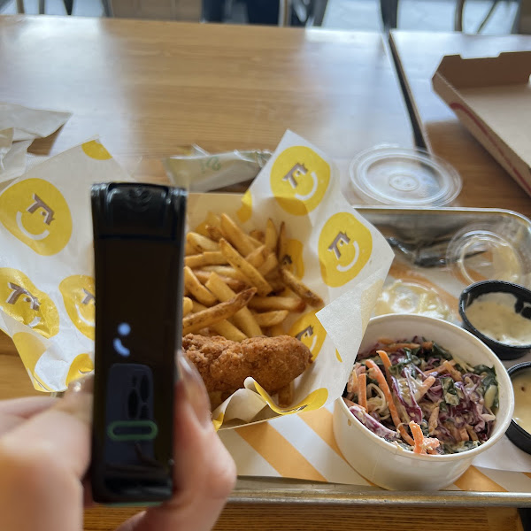 Fries, tenders, cole slaw, and sauces all tested separately and all came back gluten-free