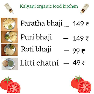 Kalyani Organic Food Kitchen menu 