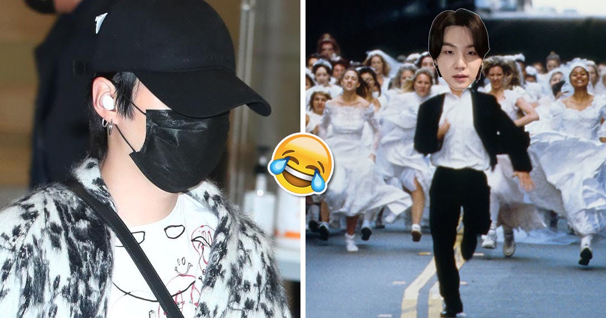 BTS' Suga spotted at Incheon International Airport