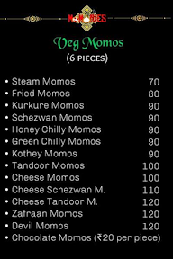 Momories menu 3