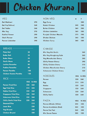 Love Suv Te Chicken Khurana menu 