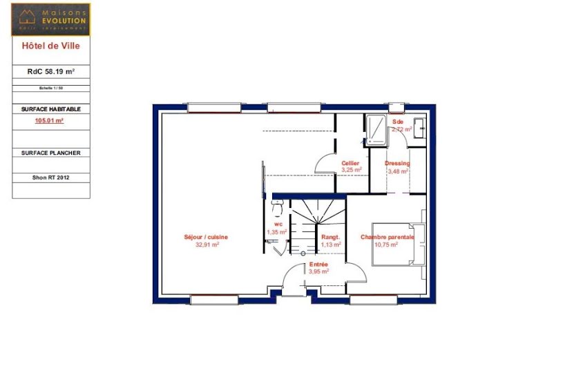  Vente Terrain + Maison - Terrain : 766m² - Maison : 105m² à Corbeil-Essonnes (91100) 