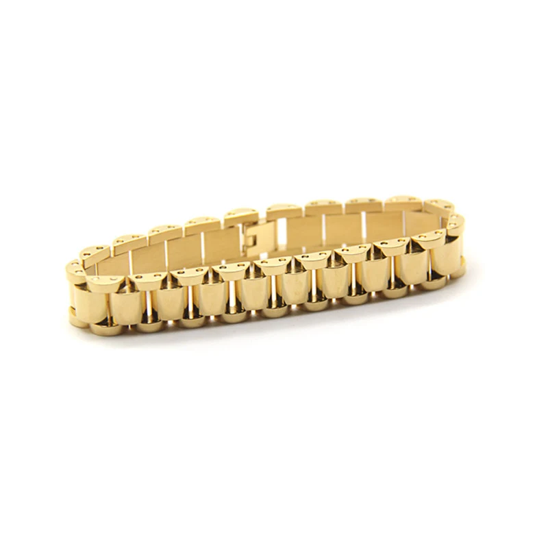 Title 1, Rlx Dreireihiges Poliertes Armband für Herren. ...