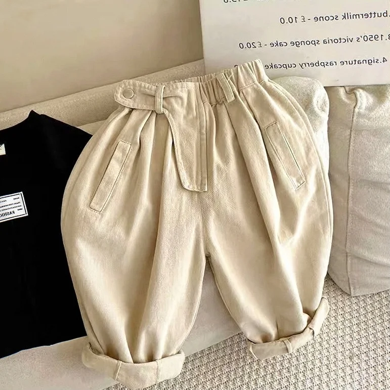 Texture Color Diagonal Pockets Cropped Pants. Stylish and comfortable, these pants offer a modern look and are perfect f