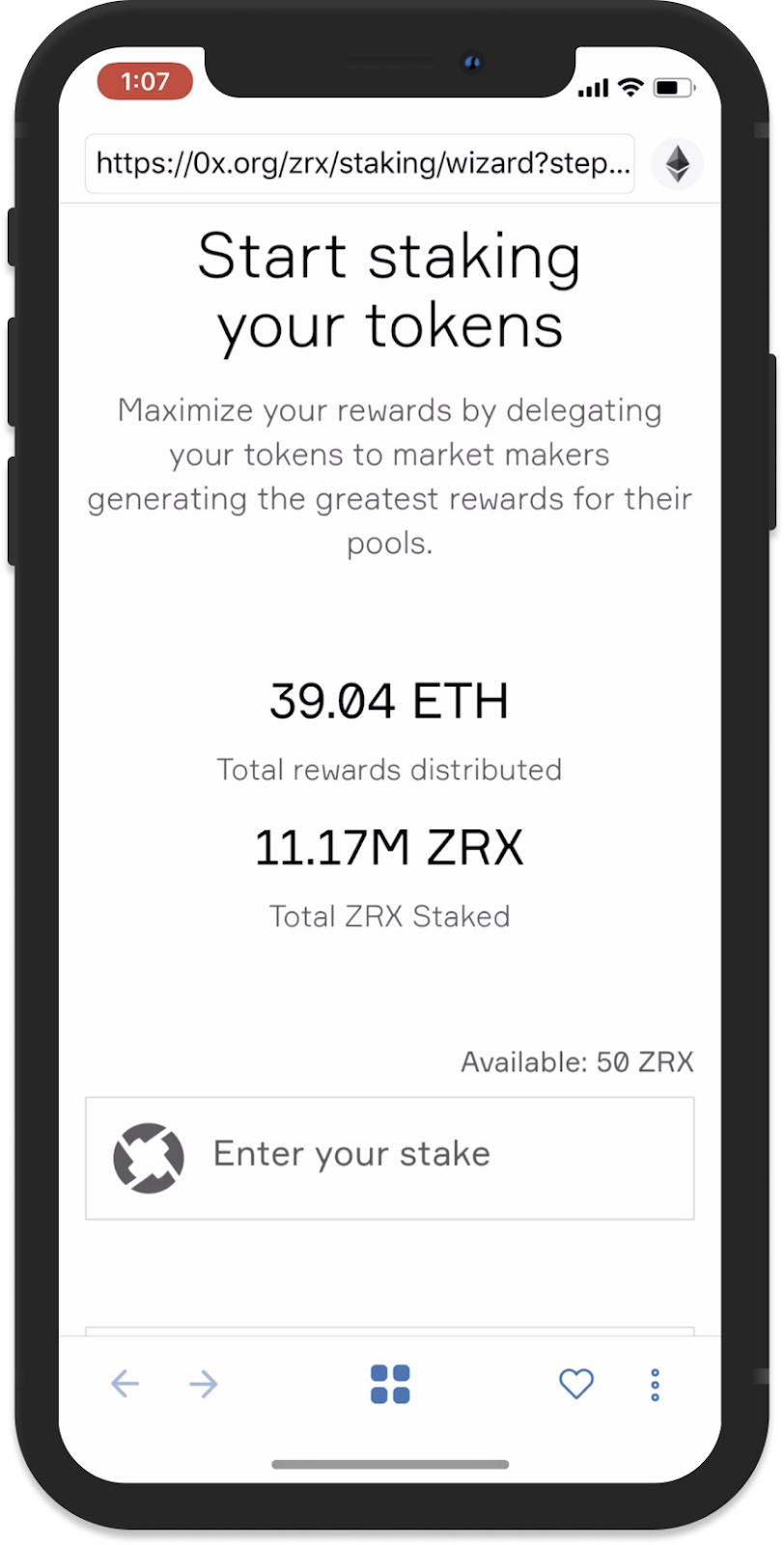 Blog ZRX Token Staking Wizard