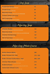 Chullah Chandigarh menu 2