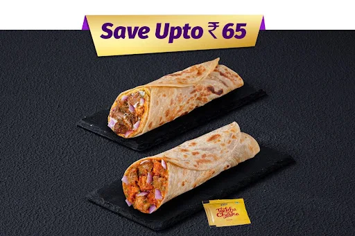 2 Signature Non-Veg Wraps At 215 Each