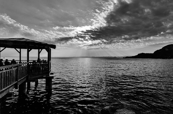 Tramonto sul lago di Garda di rosario51