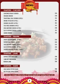 Machhaanese menu 2