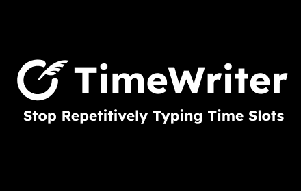 TimeWriter: Save Time Scheduling Meetings small promo image