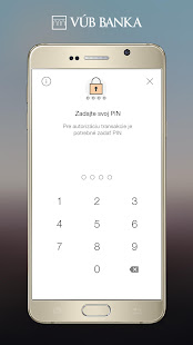 VÚB Mobilný Token - náhled