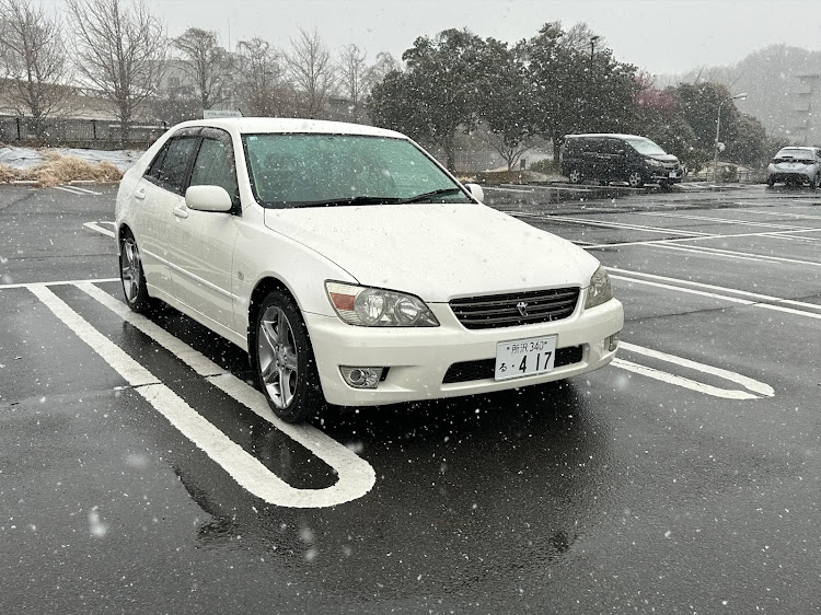 アルテッツァの2月もよろしくお願いします・雪・アルテッツァに関するカスタム事例の投稿画像1枚目