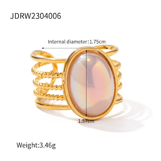 Title 7, High-grade Colorful Fish Bead Ring Fashion. A s...