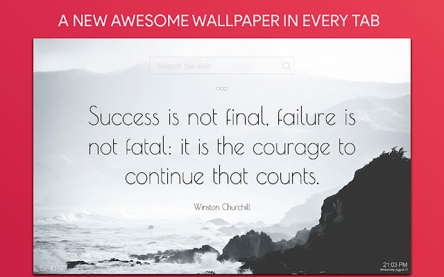 Success Quotes Wallpaper HD Custom New Tab